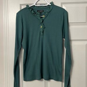 J. Crew shirt top Green size Large